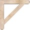 Ekena Millwork Traditional Craftsman Smooth Bracket w/ Offset Brace, Douglas Fir, 5 1/2"W x 28"D x 28"H BKT0604X28X28TRA04SDF - alternate 2